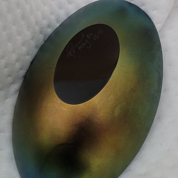 Henry Summa Signed Art Glass Paperweight - Picture 4 of 10